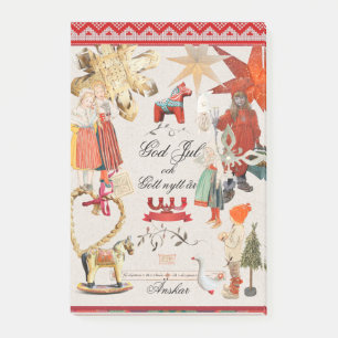 Charming Scandinavian Folk Christmas Wallpaper – V Post-it Notes