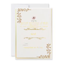 Charming Simplicity Wedding Invitation