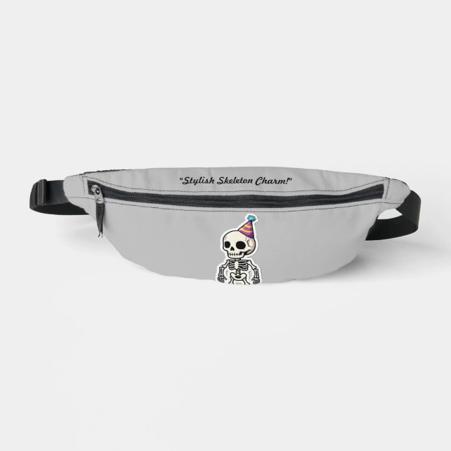 "Charming Skeleton Charm" Bum Bags (Front)