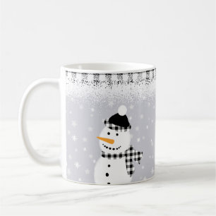Charming Snowmen in Winter Hats and Scarves Coffee Mug