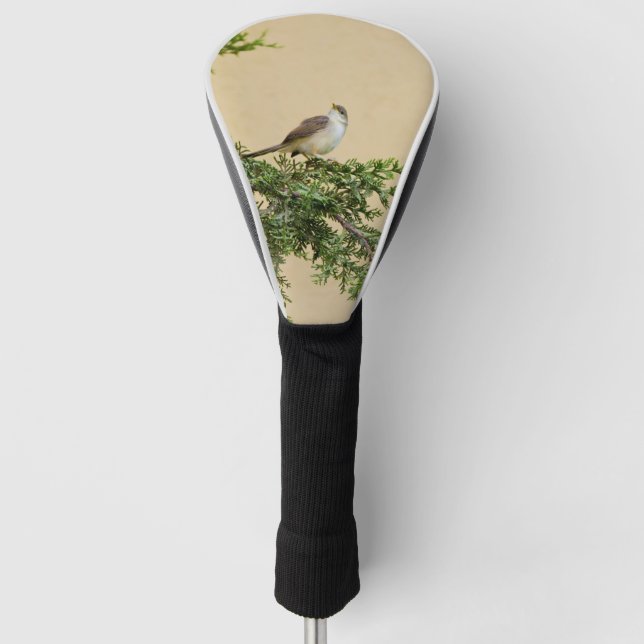 Charming Sparrow Bird Photograph Golf Head Cover (Front)