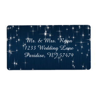 Charming Star Struck Wedding Navy Blue