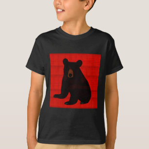 Charming Story Book Black Bear Cub T-Shirt