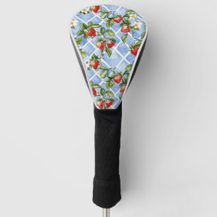 Charming Strawberry & Leaf Pattern – Vintage (2) Golf Head Cover