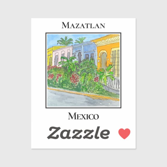 Charming Streets of Old Town Mazatlan (Sheet)