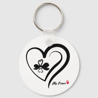 Charming Symbols of Eternal Love – Keychain Design