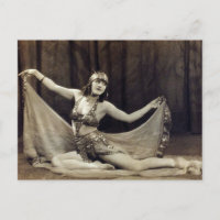 Charming Vintage Belly Dancer Vaudeville