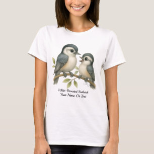 Charming White-Breasted Nuthatch T-Shirt