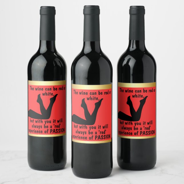 Charming Wine Labels to Win His Heart! (Bottles)