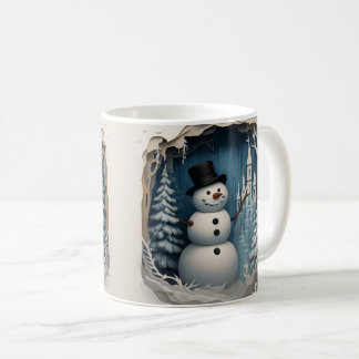 Charming Winter Snowman – Cosy Holiday Coffee mug