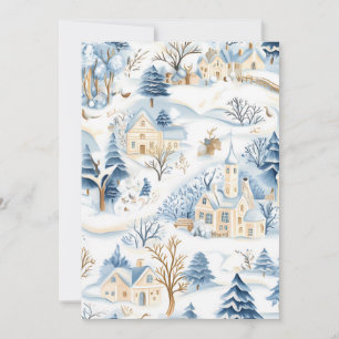 Charming Winter Wonderland Christmas Card