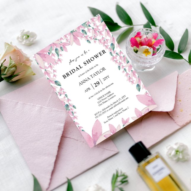 Charming Wisteria Bridal Shower Invitation (Creator Uploaded)