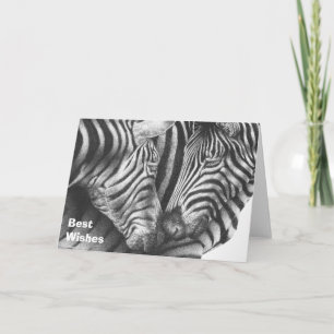 Charming Zebras Birthday Card