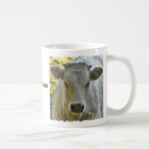 Charolais cow mug