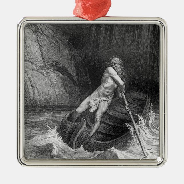 Charon, the Ferryman of Hell Metal Tree Decoration (Front)