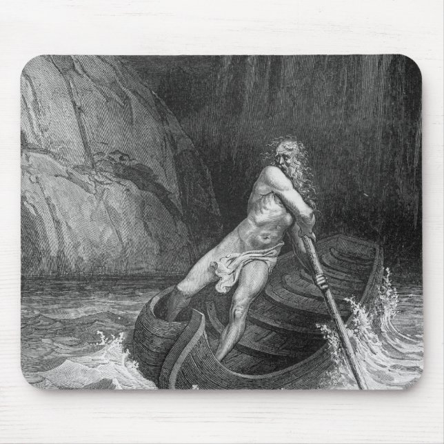 Charon, the Ferryman of Hell Mouse Pad (Front)