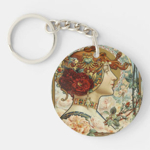 Charpentier by Louis Theophile Key Ring
