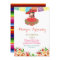 Charra Mexican Birthday Invitation Girl
