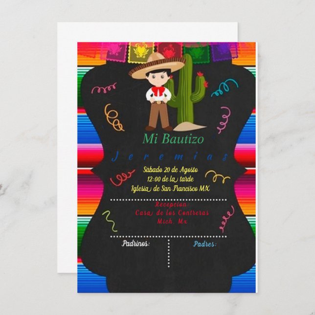 CHARRO BAUTIZO (Front/Back)