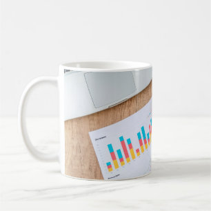 Chart graph finance financial data coffee mug