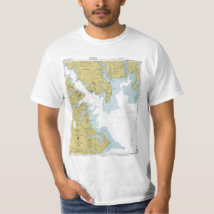 Chart of the Chesapeake Bay T-Shirt