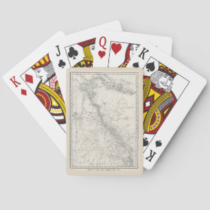 Chart of the Great Barrier Reef Area Map Playing Cards