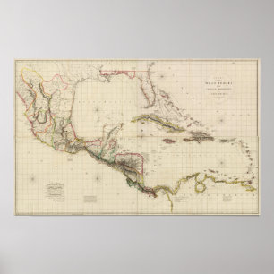 Chart of The West Indies and Spanish Dominions