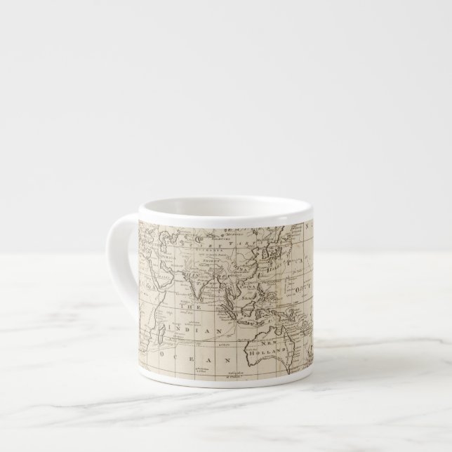 Chart of the World Espresso Cup (Front Left)