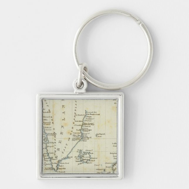 Chart, Polar Seas Key Ring (Front)
