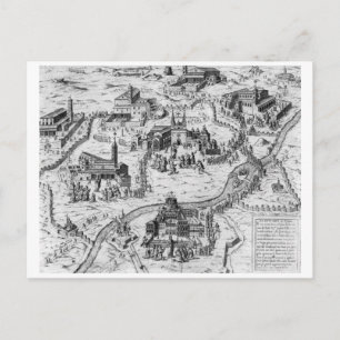 Charta Postalis Indulgentiae 7 Ecclesiarum Urbis Postcard