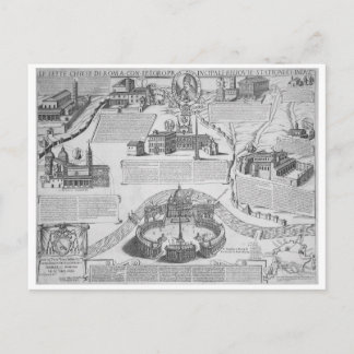 Charta PostalisIndulgentiae VII Ecclesiarum Urbis Postcard