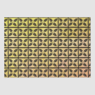 Charter Oak Quilt Woodblock Tissue Paper