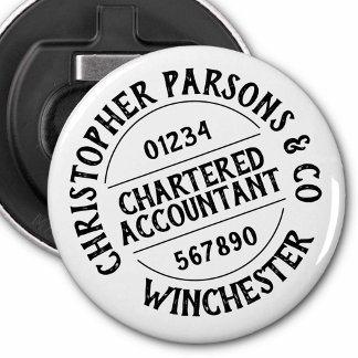 Chartered Accountant Bottle Opener