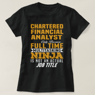 Chartered Financial Analyst T-Shirt