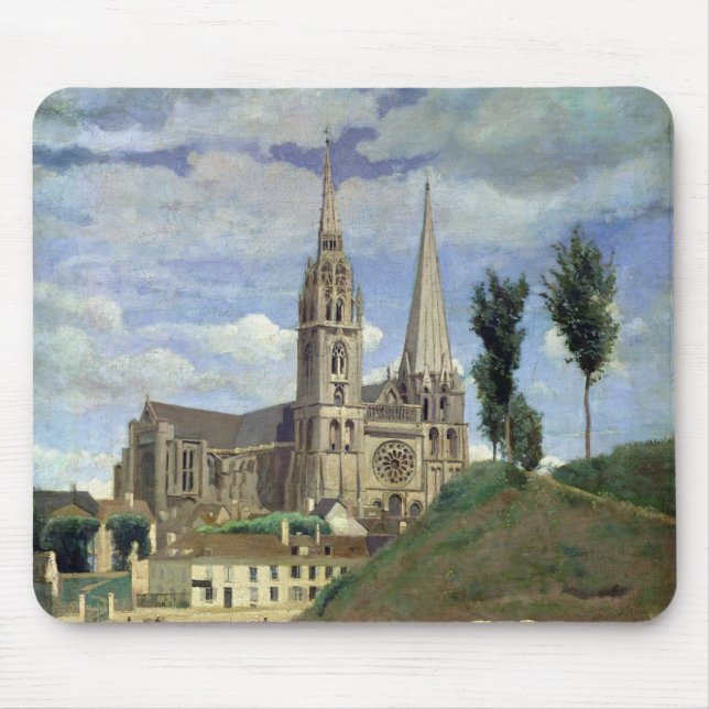 Chartres Cathedral, 1830 Mouse Pad (Front)