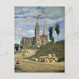 Chartres Cathedral, 1830 Postcard