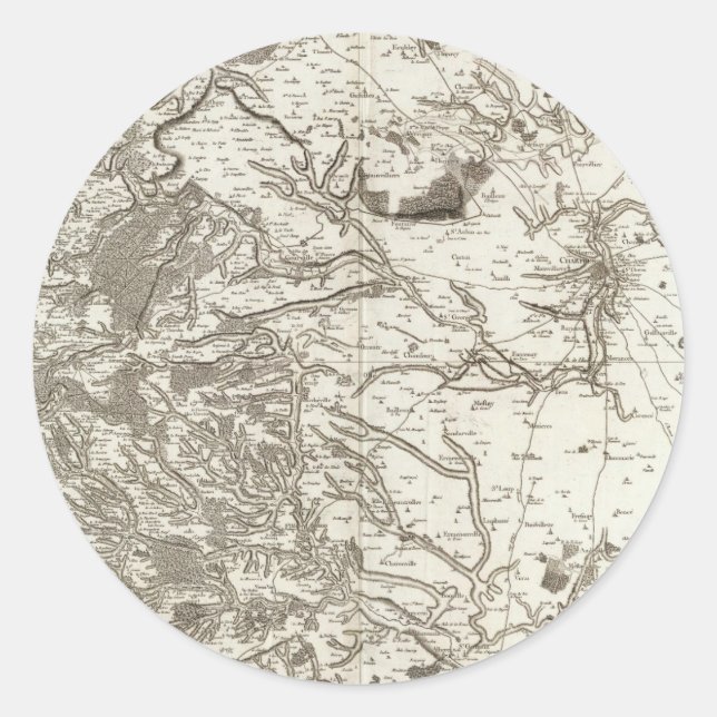 Chartres Classic Round Sticker (Front)