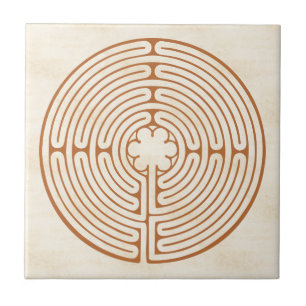 Chartres Labyrinth Ceramic Tile