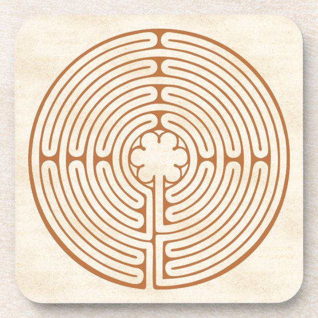 Chartres Labyrinth Coaster (Front)