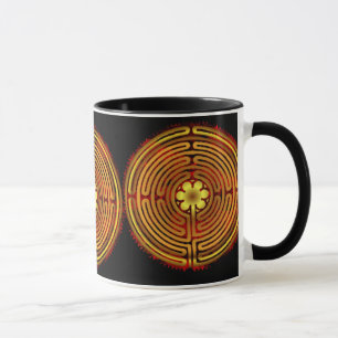 Chartres Labyrinth Fire Amaze Mug