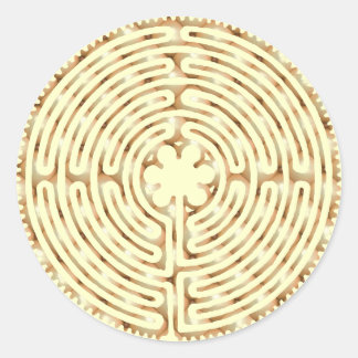 Chartres Labyrinth Pearl Sticker