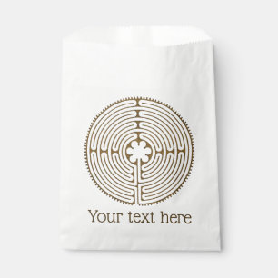 Chartres Labyrinth - Spiritual Symbol Antique 1 Favour Bag