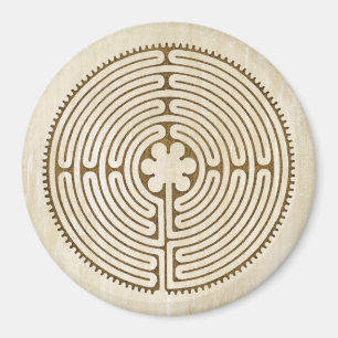 Chartres Labyrinth - Spiritual Symbol Antique 1 Magnet