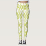 Chartreuse and White Grunge Harlequin Pattern Leggings<br><div class="desc">Stylish,  rustic and unique leggings featuring chartreuse and white grunge harlequin pattern. Othe colours are available.</div>