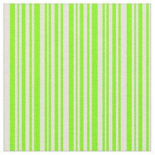 Chartreuse & Beige Lined Pattern Fabric