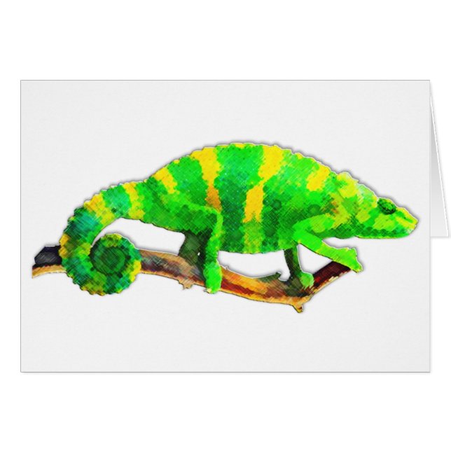 Chartreuse Chameleon (Front Horizontal)