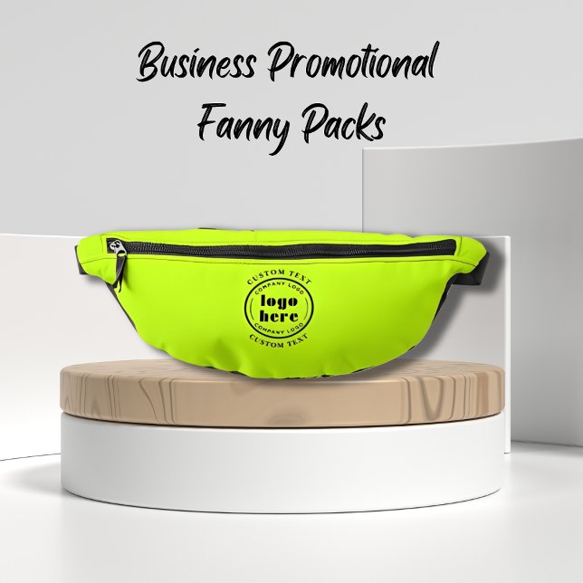 Chartreuse Custom Company Logo Business Promotion Bum Bags (Creator Uploaded)