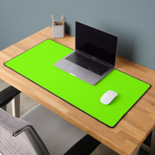 Chartreuse Desk Mat for a Clean Modern Workspace
