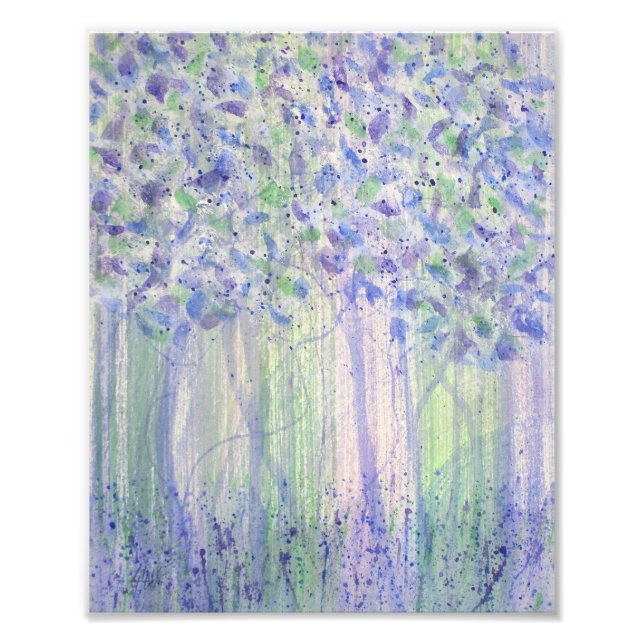 Chartreuse Figs Watercolor Photo Print (Front)