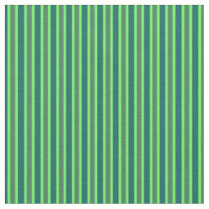 Chartreuse & Forest Green Bold Vertical Stripes Fabric